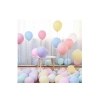 BALONY PASTELOWE KOLOROWE MIX NA URODZINY 50 SZT