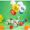 Balony lateksowe pojazdy znaki drogowe