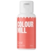 Barwnik olejowy do mas tłustych kremu czekolady koralowy coral colour mill 20ml