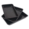 Zestaw blach do pieczenia forma do ciasta mięsa dań marmurkowa blacha forma non-stick 3 szt