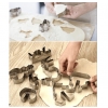 Foremki wykrawacze ciastka pierniki 3D święta zestaw choinka bałwanek renifer sanie 8szt
