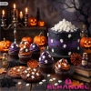 Posypka na tort 1kg duch halloween dekoracje cukrowe na babeczki duszki