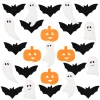 Dekoracje waflowe halloween opłatek na muffinki duszki dynie nietoperze