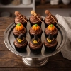 Figurki na tort 9 sztuk dynia miotła kapelusz cukrowy dekoracje halloween