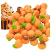 Posypka na babeczki dynia 50 sztuk halloween ozdoby na tort dynie pomarańczowe