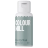 Barwnik olejowy do mas tłustych kremu czekolady zielony eucalyptus colour mill 20ml