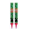 Fontanna na tort raca minecraft piksele tnt dekoracje urodzinowe ozdoba 12cm 2 sztuki
