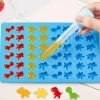 Forma silikonowa do czekolady żelek lodu pralin dinozaury dino z pipetą