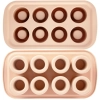 Forma silikonowa do monoporcji foremka do pieczenia wysokie desery do shotów 8 gniazd