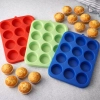 Forma silikonowa do babeczek muffinek deserów 12 gniazd elastyczna