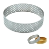 Foremka do tartaletek forma perforowana do pieczenia tarty ring rant średnica 8 cm wysokość 2 cm