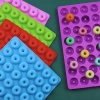Forma silikonowa do czekolady żelek lodu pralin oponki donut z pipetą