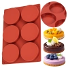 Forma silikonowa do monoporcji 10cm okrągła koło na chrupki żelki praliny