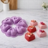 Forma silikonowa do babeczek muffinki serce desery 6 sztuk