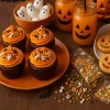 Posypka cukrowa na tort halloween perełki maczki kofetti oczy kości 50g