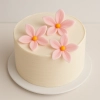 Kwiaty cukrowe na tort urodziny kwiat jaśminu różowy 3 sztuki