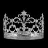 Korona na tort srebrna tiara diadem dekoracja dla księżniczki