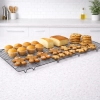 Kratka do studzenia ciasta do lukrowania babeczek pierników składana duża powierzchnia 35x81cm