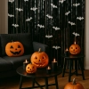 Kurtyna halloween nietoperz dekoracje ozdoby halloween tło czarny 100x200cm