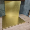Podkład pod tort 36x36cm gruby złoty podkładka pod tort trwały sztywny kwadratowy