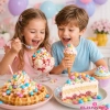 Posypka na tort 50g drażetki kolorowe z czekoladą lentilki na lody gofry