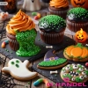 Posypka na tort 100g maczek zielony dekoracje cukrowe urodziny halloween święta
