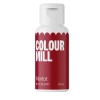 Barwnik olejowy do mas tłustych kremu czekolady czerwony merlot colour mill 20ml
