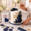 Masa cukrowa Saracino granatowy 250g lukier plastyczny do modelowania figurek