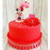 Figurka ozdoby na tort ciasto Myszka Minnie dekoracje urodzinowe bajka
