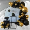 Girlanda balonowa dekoracja balony czarny złoty