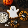 Posypka na tort oczy dekoracje halloween na babeczki ozdoby na tort oczka 50g