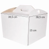 Pudełko na ciasto chrzest wesele karton na tort opakowanie 30,5x30,5x15cm 5 sztuk