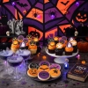 Opłatki waflowe na babeczki muffinki 12 sztuk dynia kot pająk mix halloween