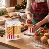 Papilotki do muffinek 50szt foremki na babeczki osłonki świąteczne Boże Narodzenie