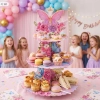 Patera papierowa na ciasto babeczki stojak na muffinki kwiaty motyle urodziny
