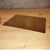 Podkład pod tort prostokątny 15x20cm złoto czarny gładki błyszczący podkładka na ciasto 10szt
