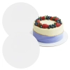 Podkład pod tort okrągły biały 22 cm podkładka pod ciasto sztywny 2 sztuki