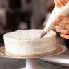 Podkład pod tort okrągły złoty czarny 18cm podkładka pod ciasto sztywny gruby 2 sztuki