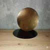 Podkład pod tort okrągły 20cm złoto czarny gładki błyszczący podkładka na ciasto 5szt