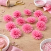 Kwiaty na tort 12 sztuk kwiat jadalny waflowy stokrotka różowa dekoracje urodzinowe