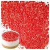 Posypka cukrowa na tort serce mix na walentynki czerwony perłowy 50g