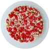 Posypka cukrowa na tort serce perełki mix na walentynki serca kolorowe 50g