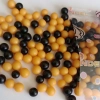 Posypka cukrowa na tort babeczki halloween perełki pomarańczowe czarne mix 50g