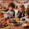 Posypka na tort 50g nietoperz halloween dekoracje cukrowe na babeczki