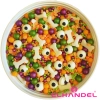 Posypka na tort 50g oczy kość perełki mix halloween dekoracje na babeczki