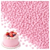 Posypka cukrowa na tort serce serduszka na walentynki różowe 6mm 1kg
