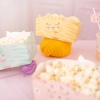 Pudełka na chipsy popcorn kotki przekąski dekoracja urodzinowa stołu kociaki 3szt