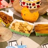 Pudełka na popcorn chipsy przekąski 3 sztuki traktor farma ozdoby na stół dekoracje urodzinowe