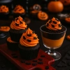 Posypka na tort nietoperz halloween dekoracje cukrowe na babeczki 50g