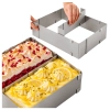Rant do tortu regulowany forma do ciasta separator kwadrat prostokąt wysokość 10 cm